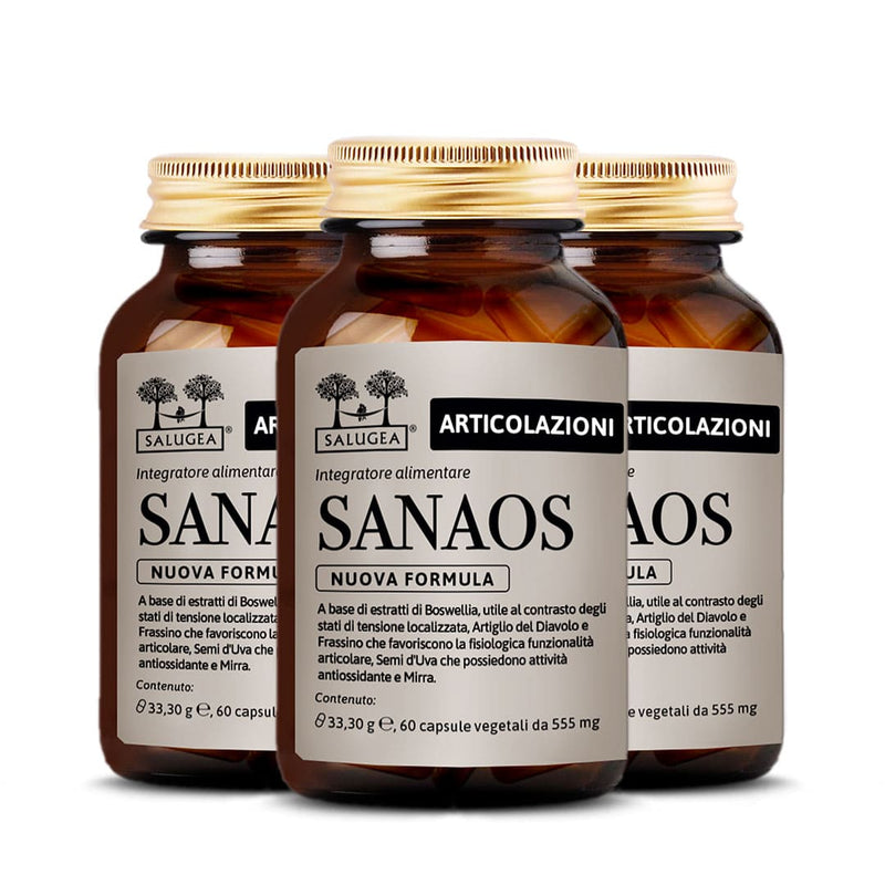 numero 3 confezioni di Sanaos Nuova Formula Salugea