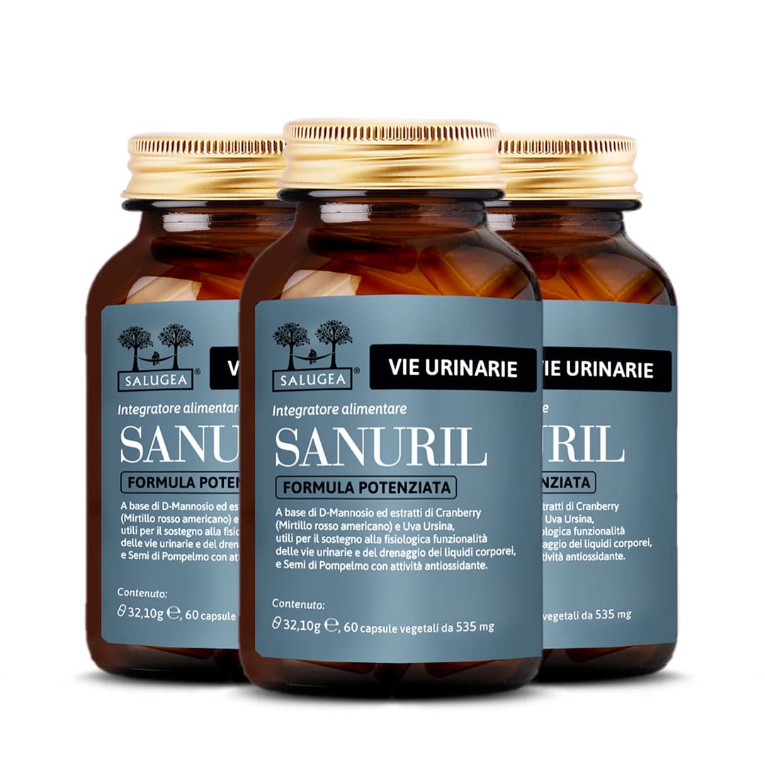 3 packs of the Sanuril Enhanced Formula Salugea supplement