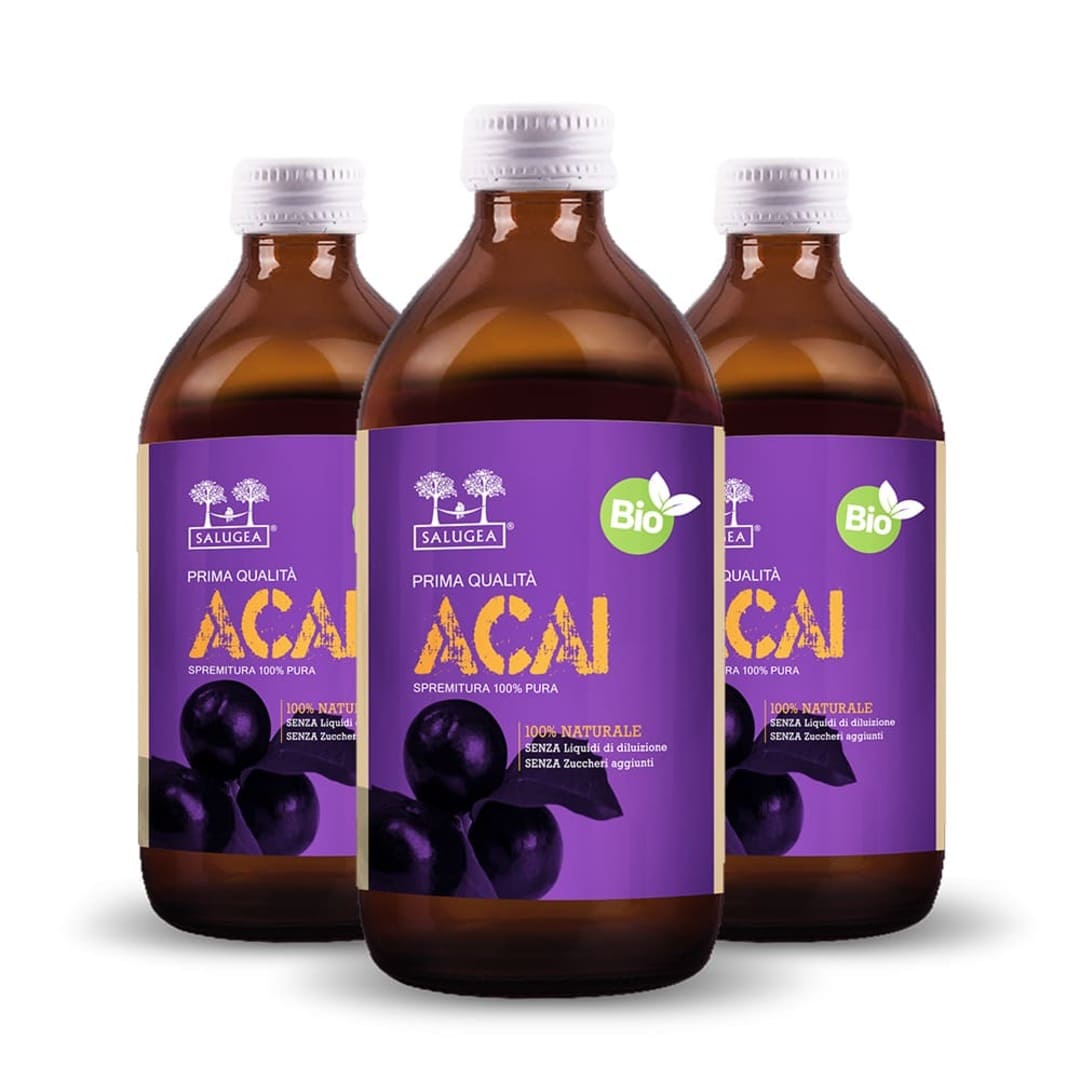 3 confezioni di succo di acai