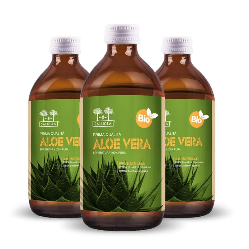 3 confezioni di Succo di Aloe Vera Salugea