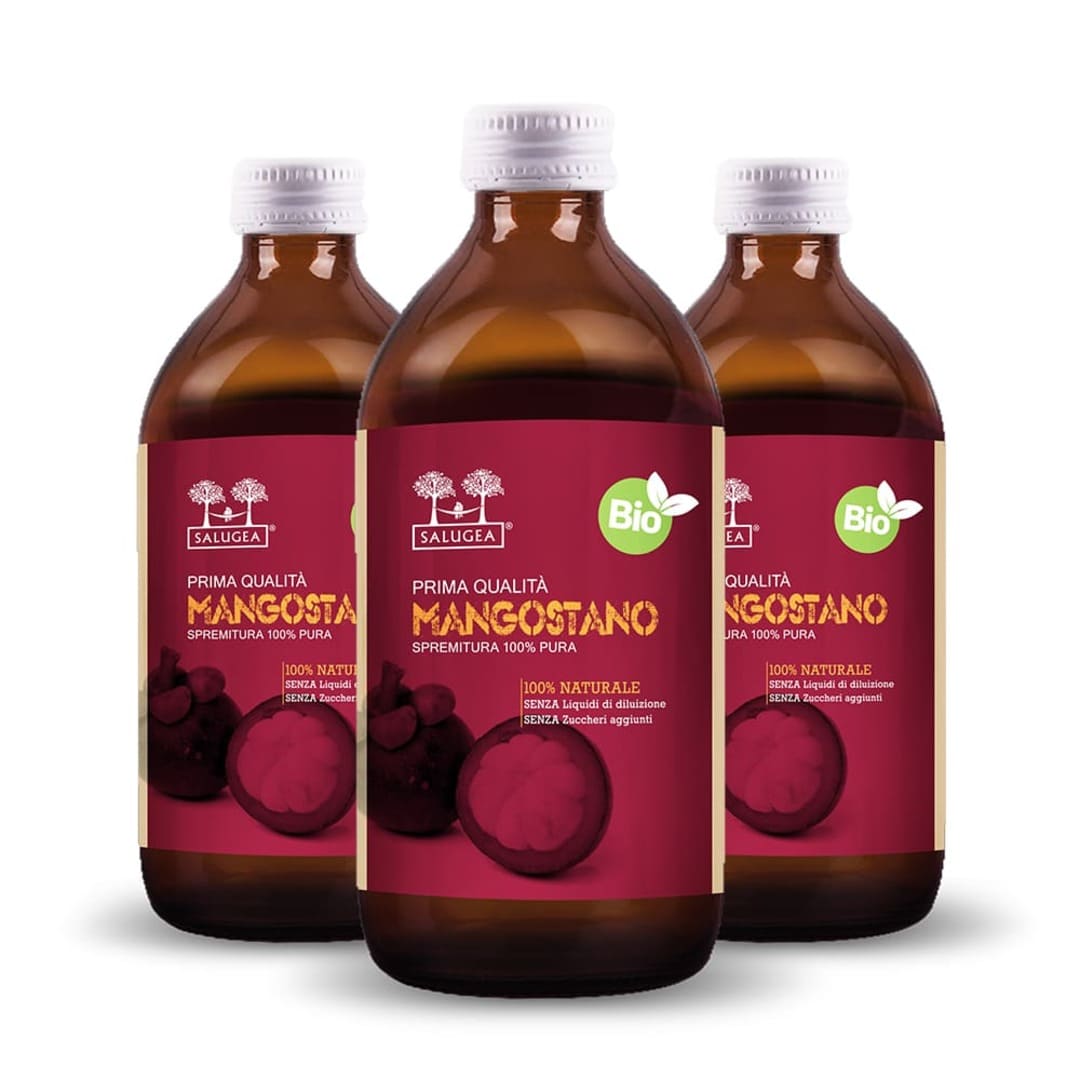 3 confezioni di mangostano biologico Salugea