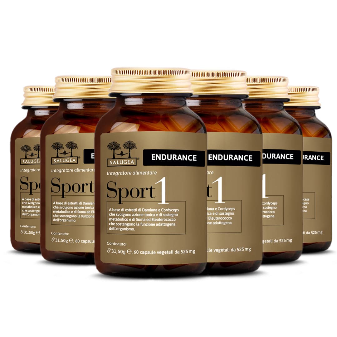 6 packs of the Sport 1 Endurance Salugea supplement