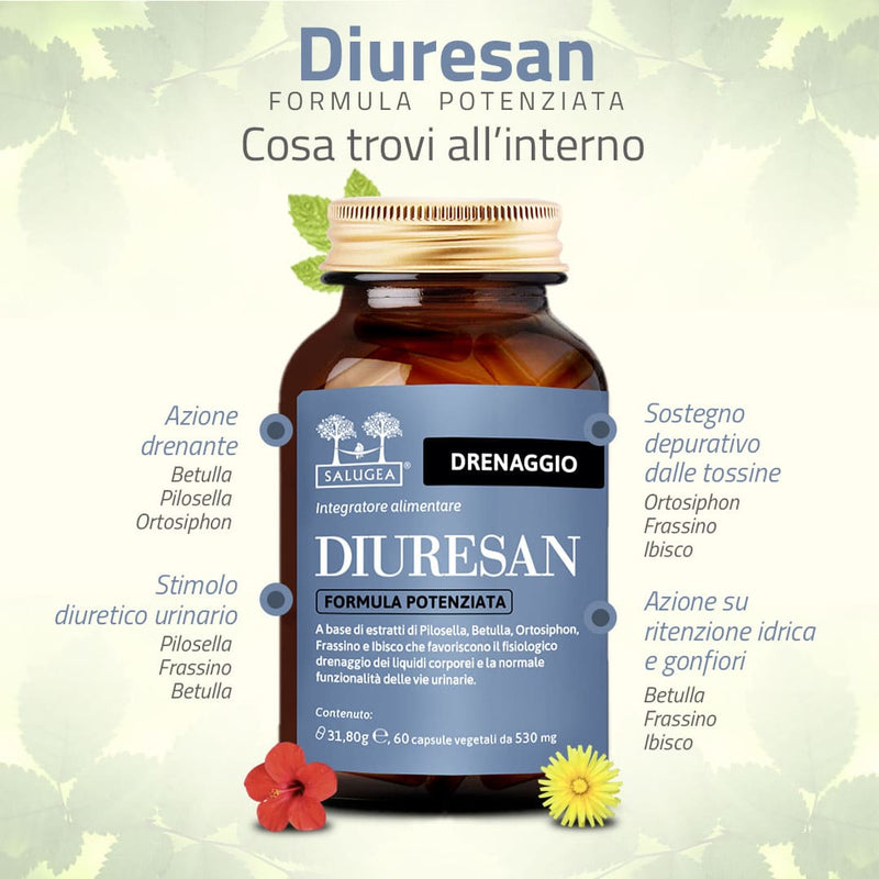 cosa contiene Diuresan Salugea