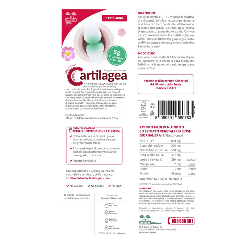 etichetta di Cartilagea Salugea