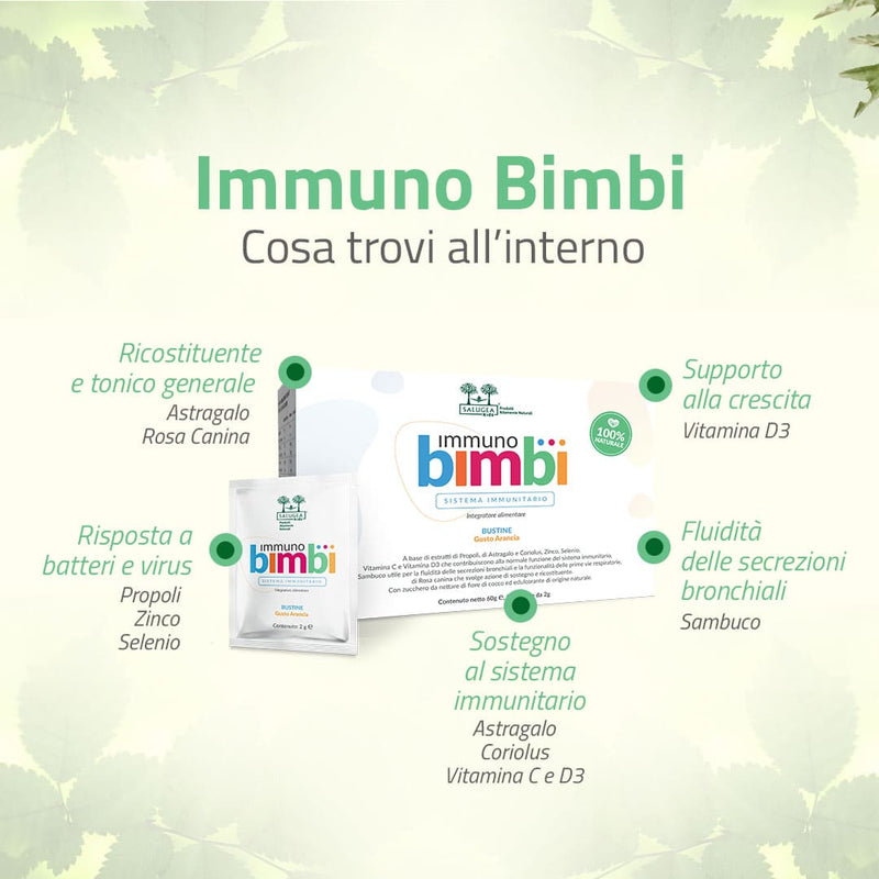cosa contiene Immuno Bimbi Salugea