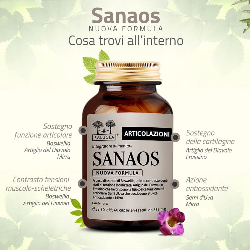 cosa contiene Sanaos Nuova Formula Salugea