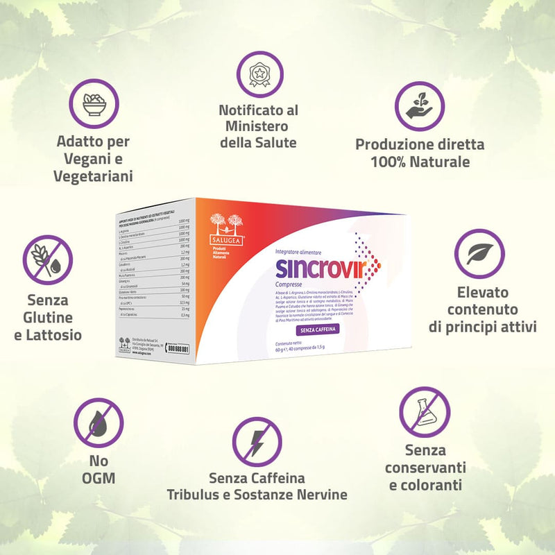 caratteristiche di Sincrovir