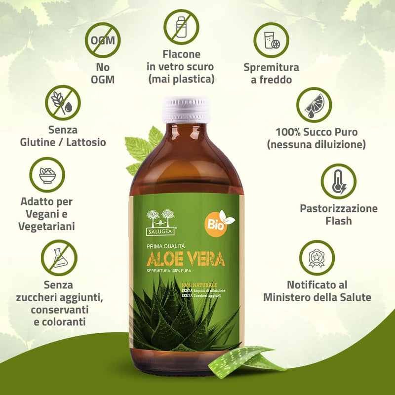 caratteristiche del Succo di Aloe Vera Bio