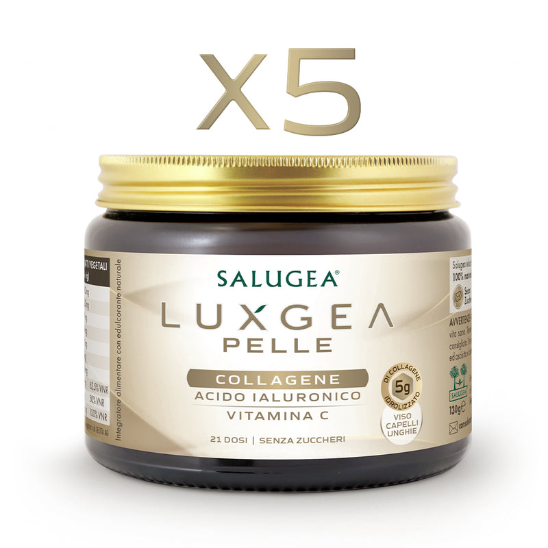 num. 5 confezioni di LuxGea Pelle Salugea