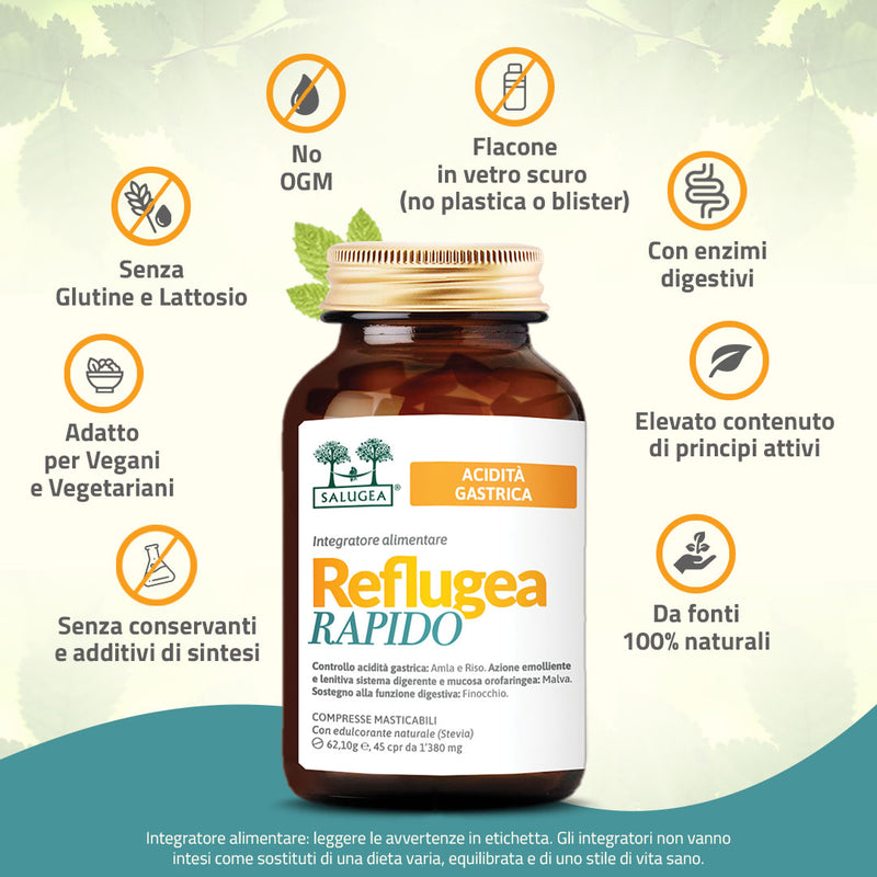 caratteristiche di reflugea rapido