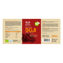 etichetta del succo di goji biologico Salugea