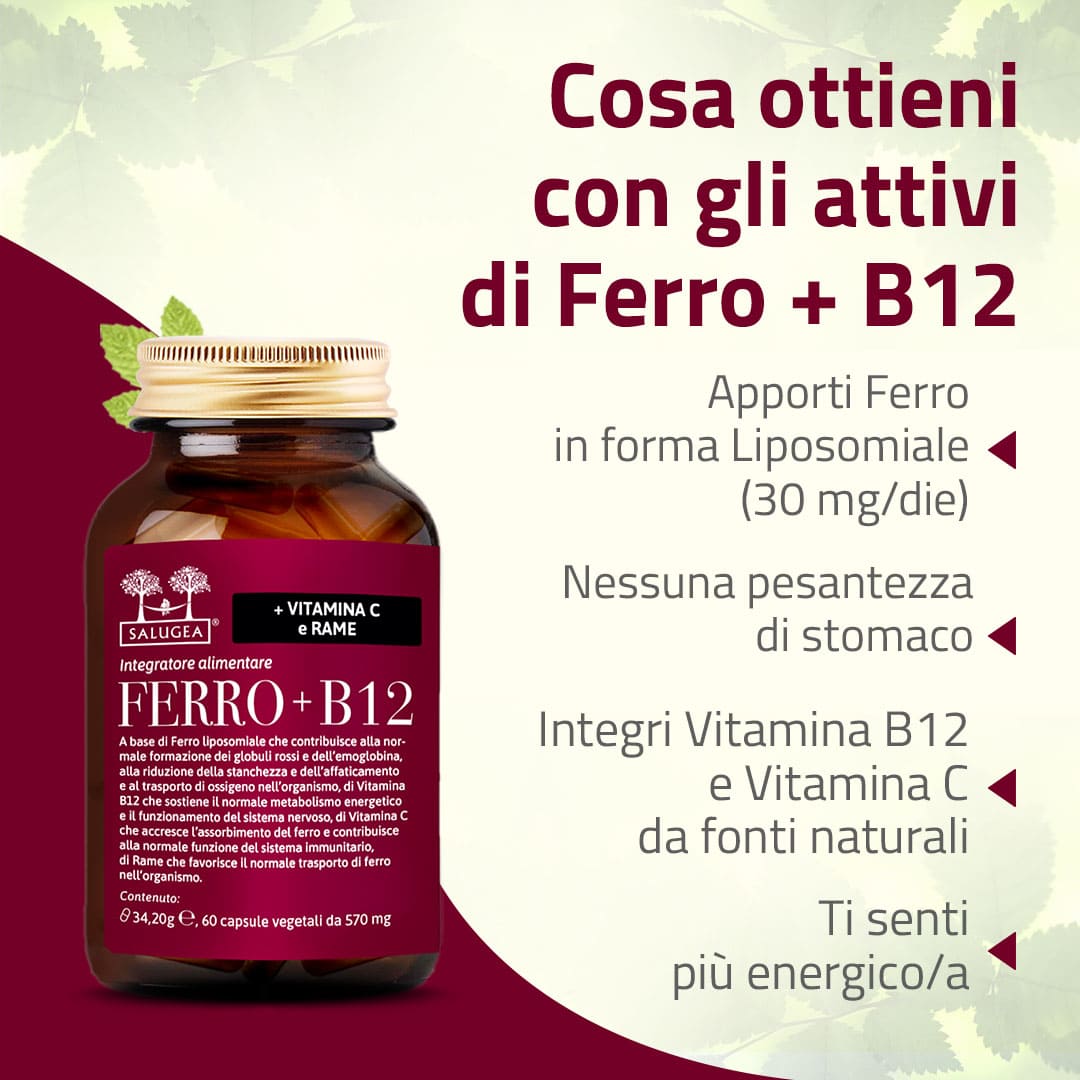 Ferro + B12 per la gravidanza e l'allattamento