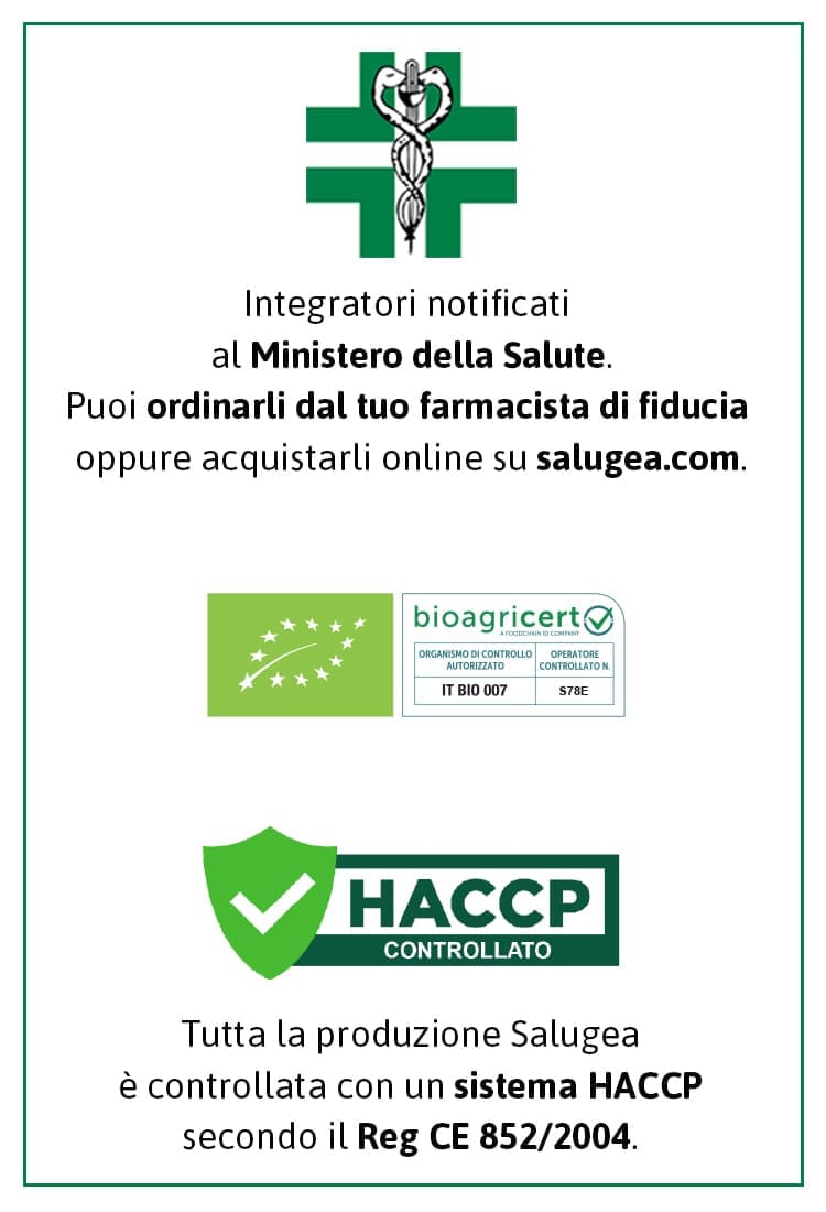 integratori naturali Salugea disponibili in farmacia