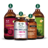 Percorso Flora Donna Intensivo Salugea: Mangostano, 3 Probiogea Donna, 3 Colonsan e 2 Aloe Vera