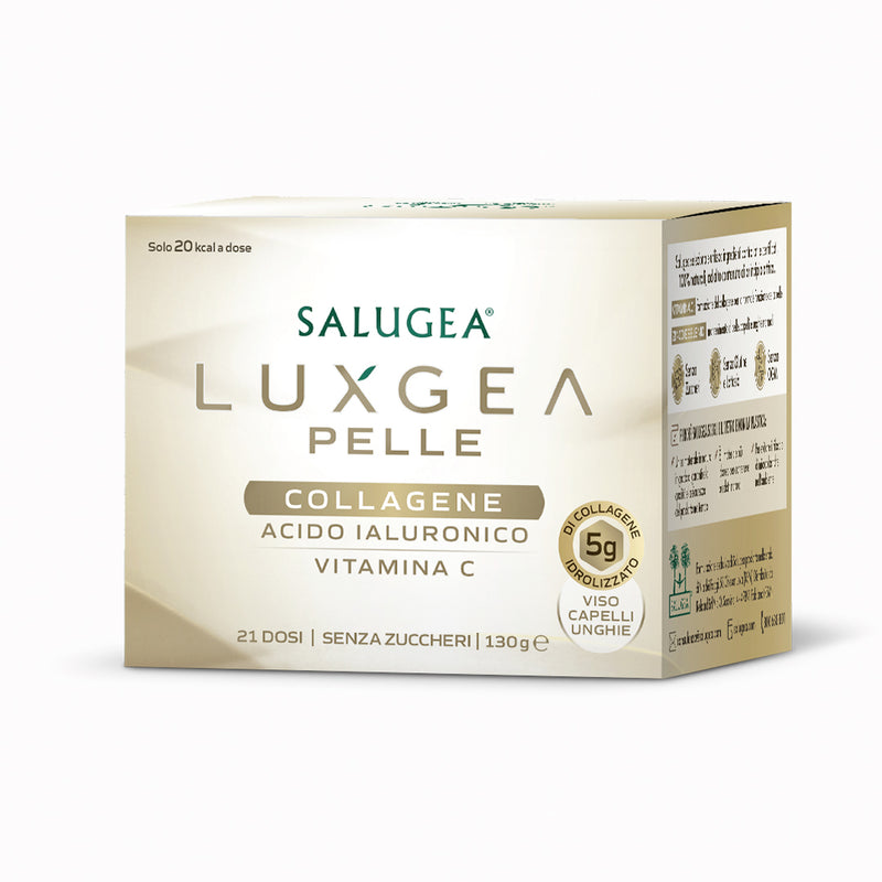 scatola del collagene da bere LuxGea Pelle Salugea