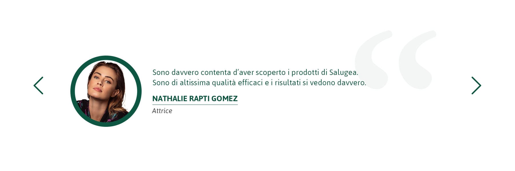 testimonianza di Nathalie Rapti Gomez