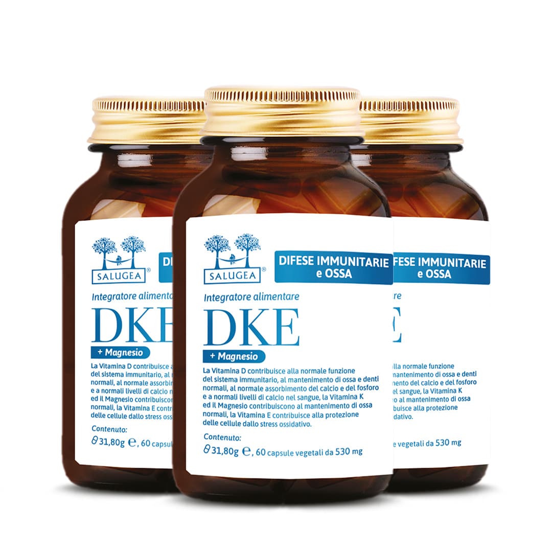 DKE + Magnesio: Integratore Vitamina D, K, E pi Magnesio DKE + Magnesio: Integratore Vitamina D, K, E pi Magnesio