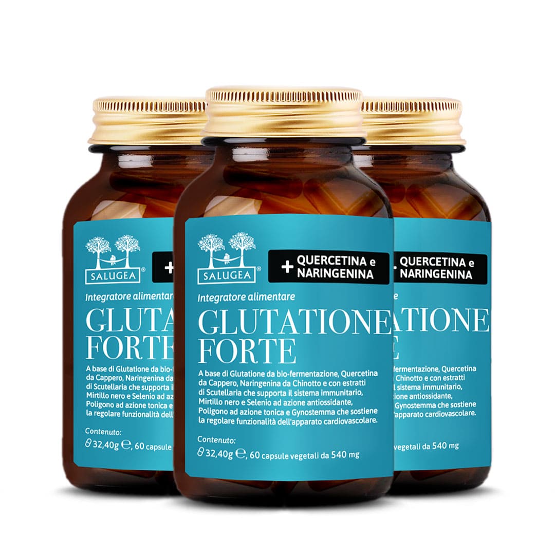 numero 3 confezioni dell'integratore Glutatione Forte