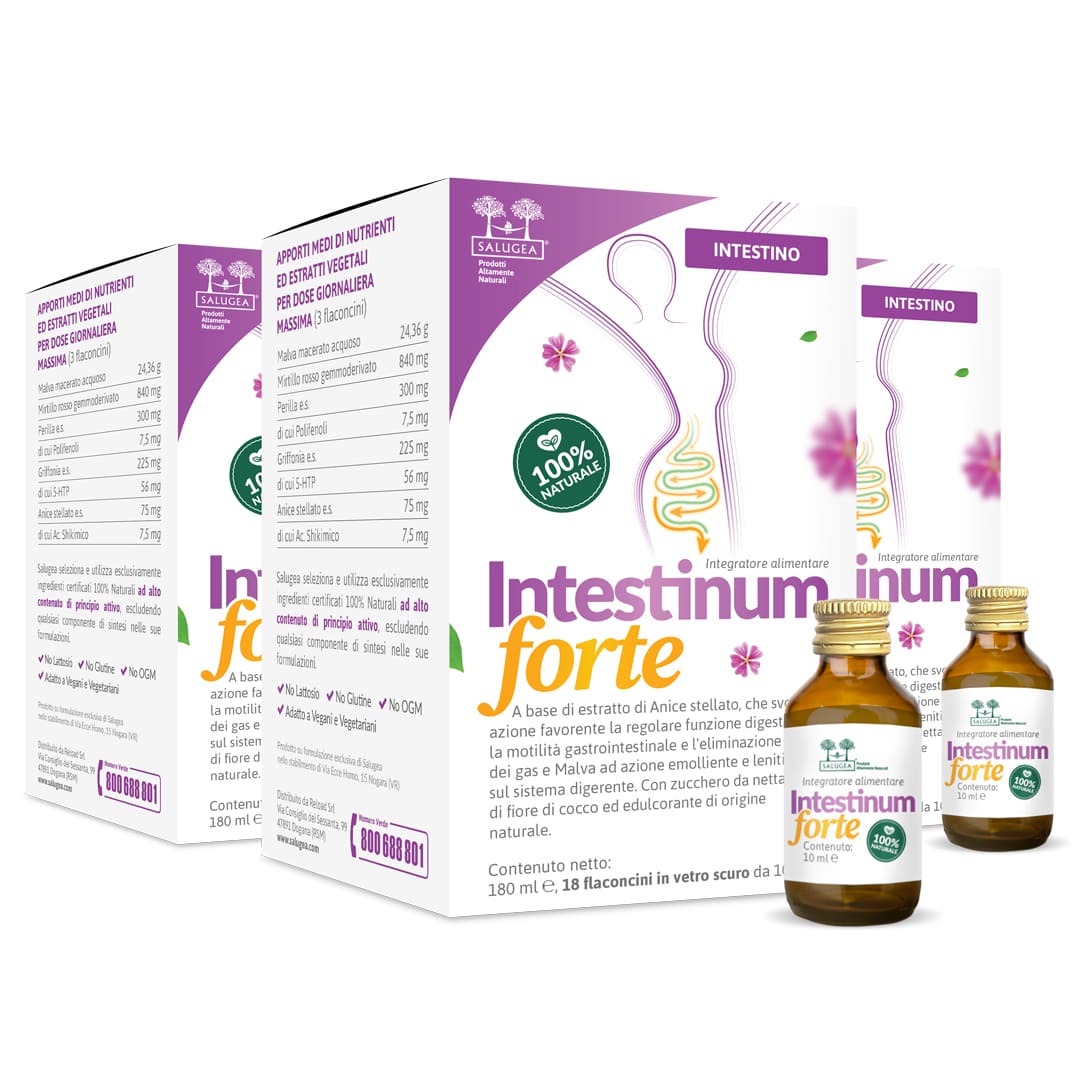 numero 3 confezioni di Intestinum Forte