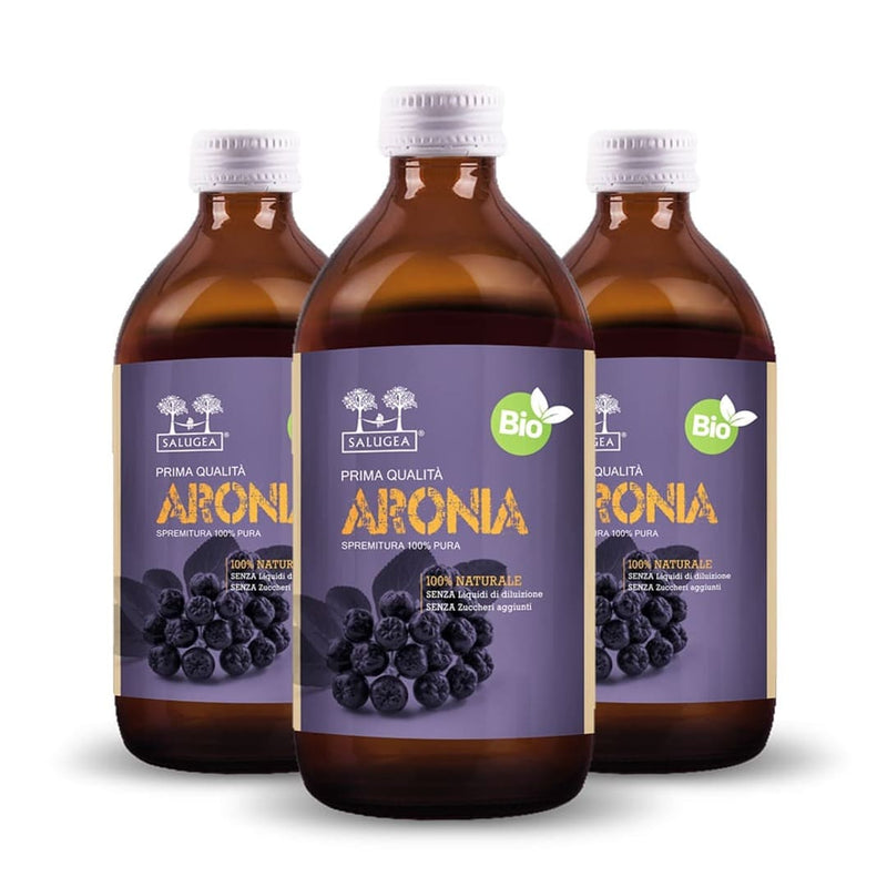 3 confezioni di Succo di Aronia Bio Salugea