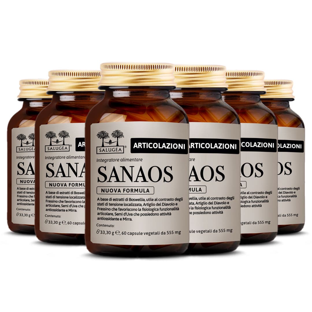 numero 6 confezioni di Sanaos Nuova Formula Salugea