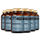 numero 6 confezioni dell'integratore Sanuril Formula Potenziata Salugea
