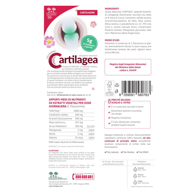etichetta di Cartilagea Salugea