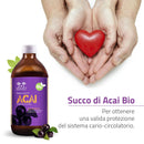 succo di acai per cuore e circolazione